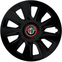 PUKLICE PRE ALFA ROMEO 15" STRATOS RR Black 4ks